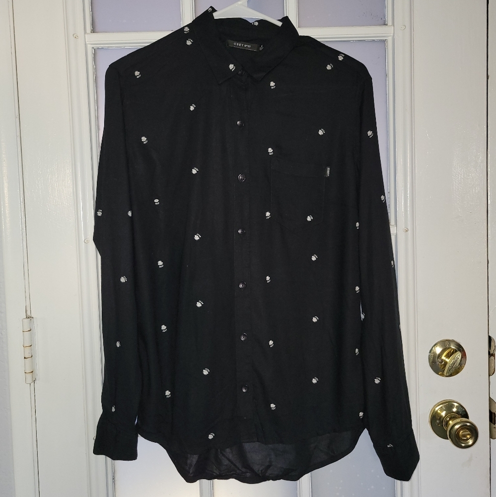 Obey Button-Up - Picture 2 of 8